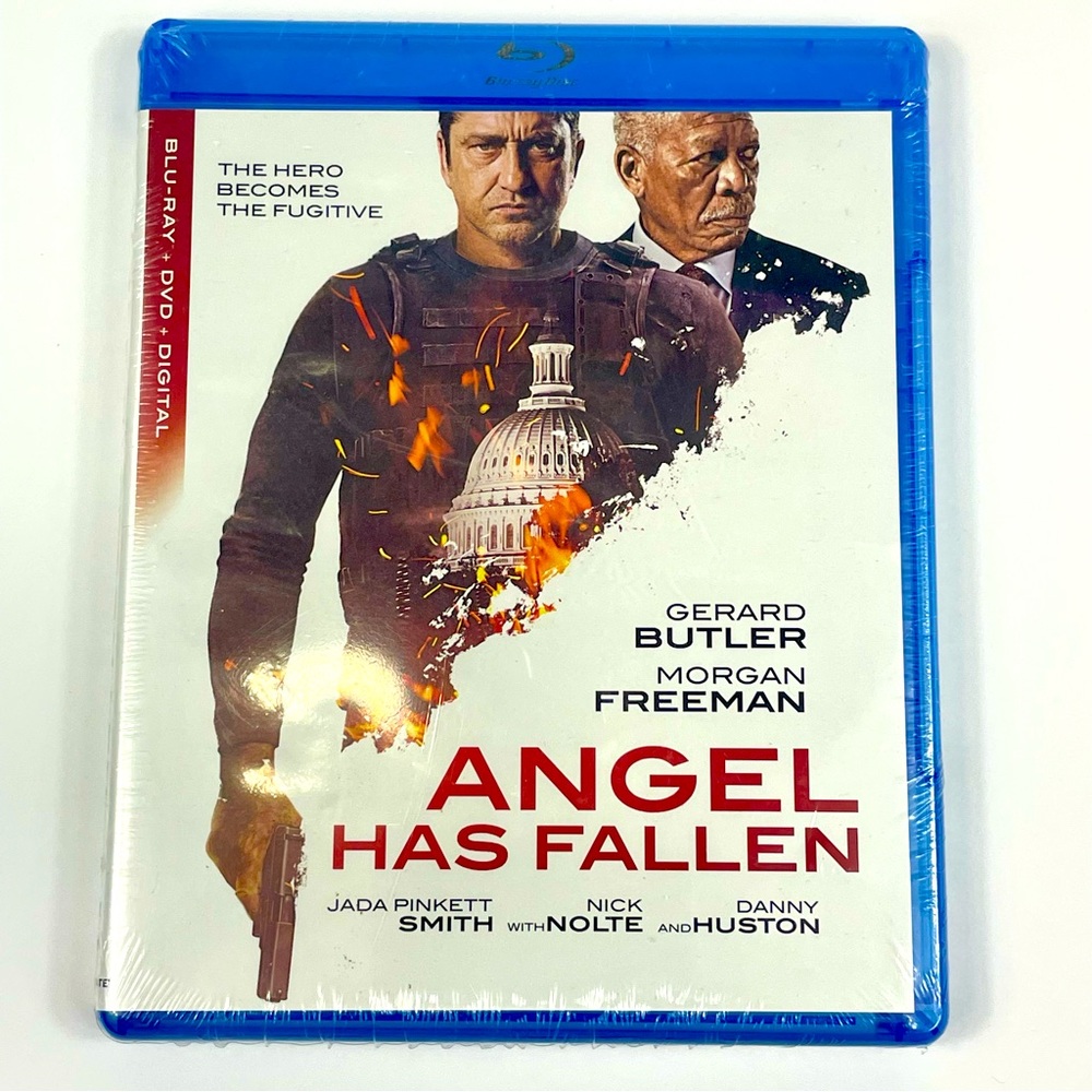 Angel Has Fallen Blu-ray DVD Digital 2019 New Sealed Freeman Butler Action Movie